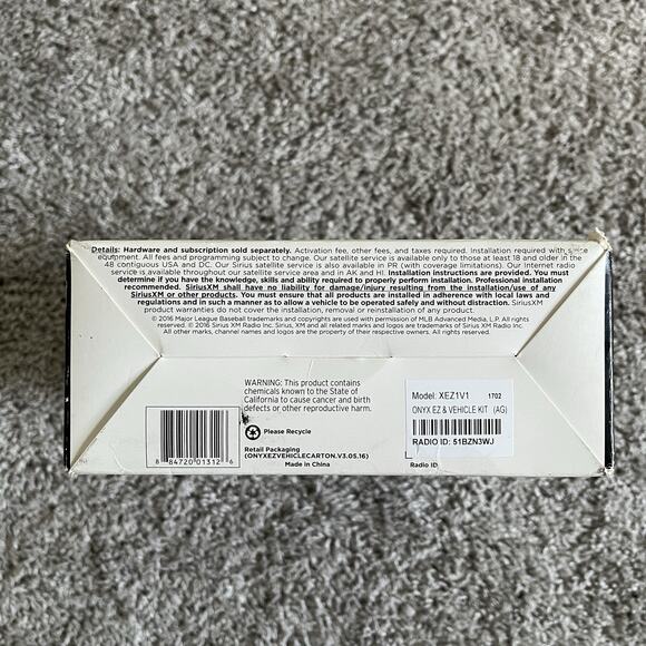 Sirius XM Onyx EZ Radio Vehicle Kit New Open Box - Picture 16 of 16